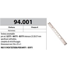 MOTTURA 85.578 SERRATURA A CILINDRO EUROPEO PER PORTA BLINDATA AD APPLICARE  SPESSORE 25MM