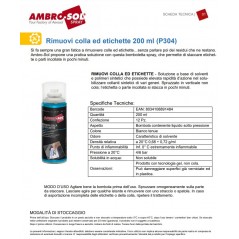 RIMUOVI COLLA ED ETICHETTE AMBRO-SOL 200 ML