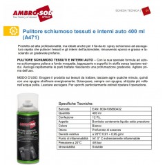 PULITORE PER TESSUTI SPRAY AMBRO-SOL 400 ML