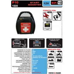 AVVIATORE PER AUTO START BOOSTER P5 12V/2000 LEMANIA