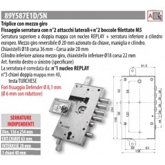 copy of MOTTURA 898371EF SERRATURA RICAMBIO EFFEPI CILINDRO EUROPEO